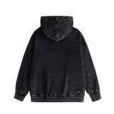 Amiri washed hoodie gradient overlapping letter washed distressedprinting
