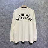 Amiri long sleeve shirts hollywood pure letterprinting