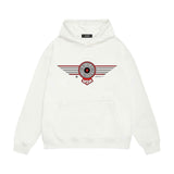 Amiri hoodie flying eagle wings patch printing