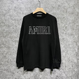 Amiri long sleeve shirts bevel letterprinting