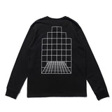 C.e sweatshirt autumn and winter c.e square plaid geometric pattern round neck pulloverlong sleeves one piece batch