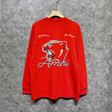 Amiri long sleeve shirts black panther printing