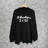 Amiri long sleeve shirts angel twin print