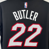 NBA Jerseys Heat, Black No. 22, Butler, Quick Dry Short Sleeves