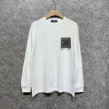 Amiri long sleeve shirts simple standard square scarf printing