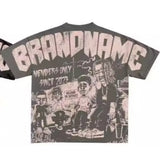 Street Unisex T-shirt Hip Hop Gothic Punk