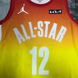 NBA Jerseys 23 season, All-Star, Yellow 12, Morant