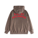 Amiri washed hoodie hollywood pure letter distressed printing