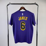 NBA Jerseys Quick-Drying T-Shirts: Season 23, Lakers Flyers Limited No. 6