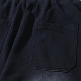 Hellstar Sweatpants Wash Water Black Old Casual Trousers