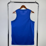 NBA Jerseys' 23 Knicks, Blue, Player's Edition Training Vest