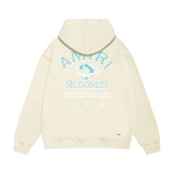 Amiri hoodie earth letter printing
