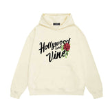 Amiri hoodie hollywood rose printing