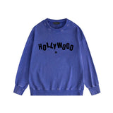 Amiri washed sweatshirt Hollywood alphabet print washed old