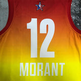 NBA Jerseys 23 season, All-Star, Yellow 12, Morant