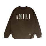 Amiri long sleeve shirts classic letter spider print