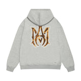 Amiri hoodie splash paint skeleton print