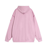 C.e hoodie early spring c.e heavy patchwork ribbon casual hooded sweatshirt