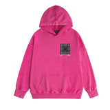 Amiri washed hoodie simple standard square scarf distressed printing