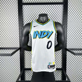 NBA Jerseys Season 25, Pacers, City Edition No. 0, Halliburton