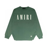 Amiri long sleeve shirts classic letter spider print