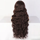 Women's Wigs Long Curly Lace 13 * 4 Fiber Wigs