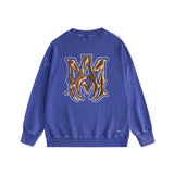 Amiri washed sweatshirt splashed paint bone print washed old