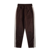 Palm Angels Sweatshirts Suit Striped Color Matching Sports Suit Loose Casual Suit