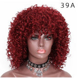 Women's Wigs Short Curly Afro Synthetic Wig