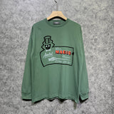 Amiri long sleeve shirts top hat magician printing