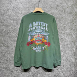 Amiri long sleeve shirts five-star rose printing