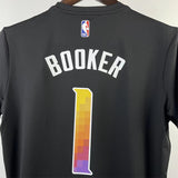 NBA Jerseys Suns, Flyer No. 1, Booker, quick-drying short sleeves