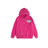 Amiri washed hoodie camellia printing