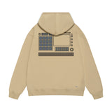 Amiri hoodie tv channel shape printing