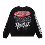 Hellstar Sweatshirt Autumn and Winter Smiley Kirin Arm Print