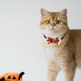 Themed Party Supplies Christmas Pet Bow Tie Collar – Cartoon Bell-Decorated Accessory for Cats & Dogs