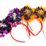 Halloween headband Halloween Large Headband – Colorful Long Tinsel Sticks