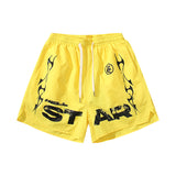 Hellstar Shorts Wash and Do Old Casual Shorts Summer