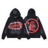 Hellstar Hoodie & Pants Wash Water Make Old Hoodies Sweater Trousers