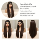 Women's Wigs Ice Silk Headband Wig - 24" Natural Color