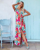 Women Dresses  Flirty and Feminine: Women's Leisure Dress with Charming Floral Print
