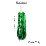 Themed Party Supplies  Cheerleading Pom-Poms – Fine Silk Weave, Dense Design for Cheer Performances & Sports Events