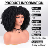 Women's Wigs Short Afro Curly Wig