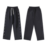 Hellstar Sweatpants Wash Water Black Old Casual Trousers