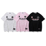 Bathing Ape T Shirt Joint Multi-Color Camouflage Short Sleeve T-Shirt