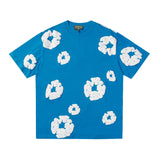 Denim Tears T Shirt ShortsPuff Print Short Sleeve T-shirt Loose Couple Shorts Suit(Options need to be purchased separately)