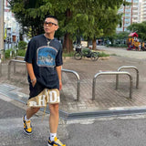 Rhude T Shirt Micro Label Letter Retro Printed Short Sleeve T-Shirt