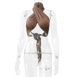 Women Tops Fashion Sexy Bandeau Straps (Zy0414)