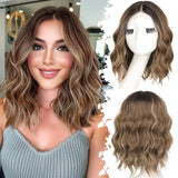 Women's Wigs Silicone Net 4X1 Lace Graduation Short Bob Curly Lace Wig