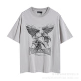 Purple Brand T ShirtsPurple Micro Label Letter Pattern Printed Short Sleeve T-Shirt
